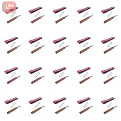 متر خیاطی صورتی به طول ۱۵۰ سانتی متر به همراه بشکاف درب دار بسته20عددی