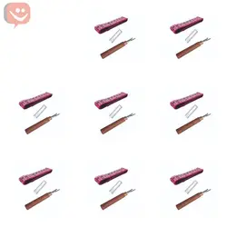 متر خیاطی صورتی به طول ۱۵۰ سانتی متر به همراه بشکاف درب دار بسته8عددی