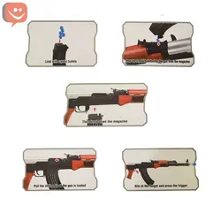 تفنگ اسباب بازی کلاشینکف AK-123