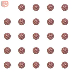 توپ پلاستیک مدل قدیمی صدف بسته  24 عددی