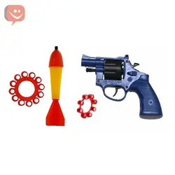 تفنگ ترقه ای به همرا دارت ترقه ای  بسته 2 عددی