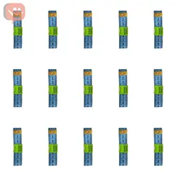 متر خیاطی به طول 150 سانتی متر رنگ آبی بسته ۱۵عددی