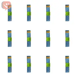 متر خیاطی به طول 150 سانتی متر رنگ آبی بسته ۱۲عددی