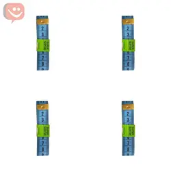 متر خیاطی به طول 150 سانتی متر رنگ آبی بسته ۴عددی