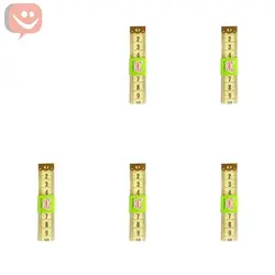 متر خیاطی به طول 150 سانتی متر رنگ زرد بسته ۵عددی