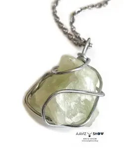 گردنبند کوارتز لیمو ( لیمون کوارتز ) انحصاری و اصل و معدنی A430