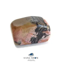 خریدسنگ رودونیت صورتی تامبل شده معدنی و اصل S515راف|سنگشو