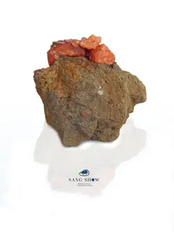 سنگ آنالسیم قرمز و استثنایی و کمیاب بر بستر S491 راف | سنگشو