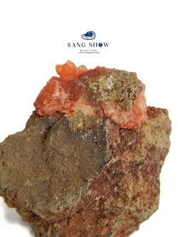 سنگ آنالسیم قرمز و استثنایی و کمیاب بر بستر S491 راف | سنگشو