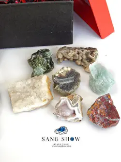 پک هدیه خرداد ماه سنگ های معدنی pkkh1 بهمراه آویز | سنگشو