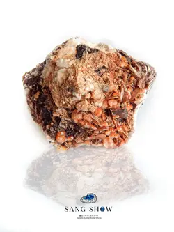 تهیه و خرید سنگ آنالسیم سرخ بر بستر سنگ باریت S420 سنگشو