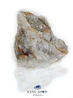 خرید سنگ راف سلستین شفاف معدنی با بلورهای بزرگ S406 سنگشو