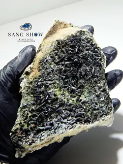 مشخصات و خرید سنگ اپیدوت بزرگ پر بلور S247 معدنی | سنگشو