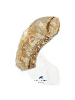 سنگ آراگونیت نارنجی دریایی نمونه انحصاری و خوشرنگ S619سنگشو