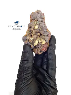 سنگ عقیق انگوری grape agate انصاری و اصل و معدنی S608