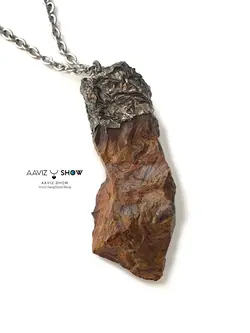 خریدآویز جاسپر موکائیت اصل و معدنی نمونه زیبا A511راف|سنگشو