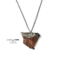 گردنبند سنگ جاسپر موکائیت اصل و معدنی نمونه انحصاری A510 راف