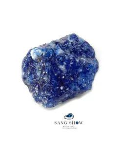 سنگ راف ابسیدین آبی اصل و معدنی نمونه استثنایی S634راف|سنگشو