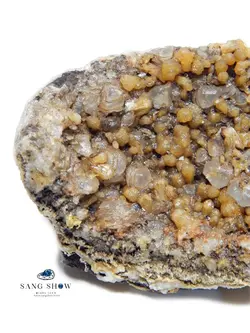 سنگ استیلبیت فلاور کلاس جهانی با همرشدی آپوفیلیت و کوارتز S638