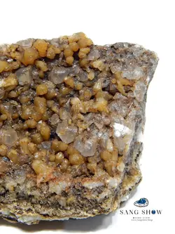 سنگ استیلبیت فلاور کلاس جهانی با همرشدی آپوفیلیت و کوارتز S638