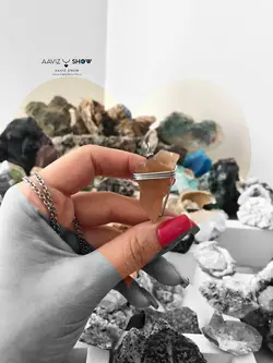 گردنبند سنگ کارنلین ویژه نمونه اصل و معدنی و زیبا A521 سنگشو