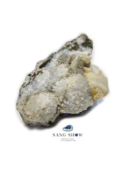 بلور استیلبیت زیبا بر روی بستر کریستال کوارتز نمونه ویژه و اصل و معدنی S677