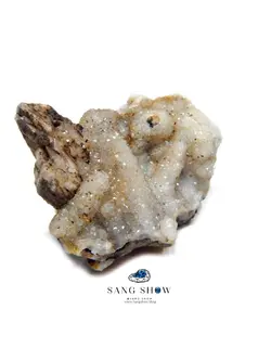 کریستال کوارتز پر بور و شفاف نمونه استثنایی S673 راف | سنگشو