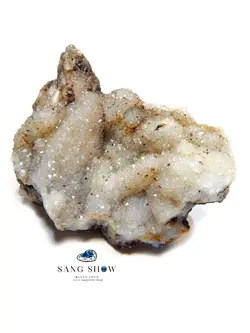 کریستال کوارتز پر بور و شفاف نمونه استثنایی S673 راف | سنگشو