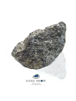 سنگ راف پیریت استثنایی و زیبا با رگه های طلایی نمونه اصل و معدنی S687