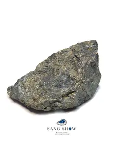 سنگ راف پیریت استثنایی و زیبا با رگه های طلایی نمونه اصل و معدنی S687