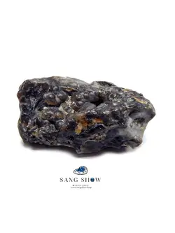 عقیق حبابی جزع (قهوه ای) نمونه زیبا و اصل و معدنی S883 راف