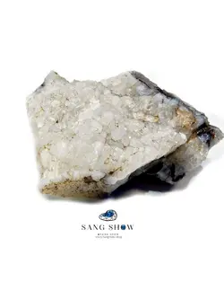 کریستال کوارتز پر بلور و استثنایی روی بستر S980 راف | سنگشو