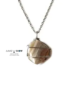 خرید گردنبند راف عقیق معدنی و اصل A784 راف | سنگشو