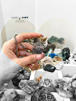 خرید گردنبند عقیق شجر زیبا نمونه اصل و معدنی A828 راف|سنگشو