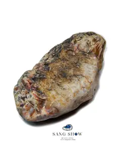 سنگ عقیق رتایل نمونه استثنایی و اصل و معدنی و زیبا S1074راف