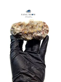 سنگ عقیق رتایل نمونه استثنایی و اصل و معدنی و زیبا S1074راف