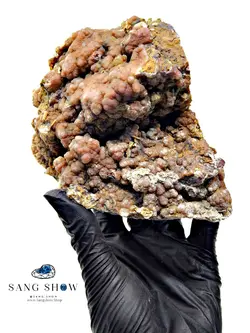 سنگ عقیق کلکسیونی انگوری نمونه استثنایی و بزرگ S1088 سنگشو