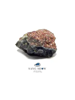 سنگ ابسیدین سبز آتشفشانی زیبا روی بستر نمونه اصل و معدنی S1080