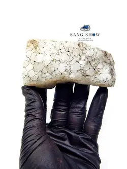 کریستال کوارتز تمام بلور روی بستر سنگ S1153راف | سنگشو