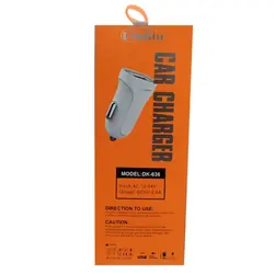 شارژر فندکی Dekkin مدل DK-636 + کابل شارژ Micro usb