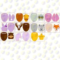 طرح صندلی کودک / دوبعدی