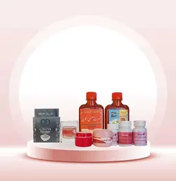 پکیج گیاهی درمان جوش و لک صورت | رفع چین و چروک صورت | شامل 9 بسته