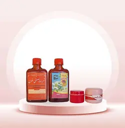 پکیج گیاهی درمان جوش و لک صورت | رفع چین و چروک صورت | شامل 9 بسته