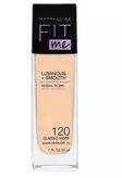 کرم پودر میبلین فیت شیشه ای شماره 120, spf18,حاوی ویتامین E