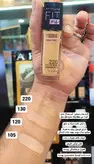کرم پودر میبلین فیت شیشه ای شماره 120, spf18,حاوی ویتامین E