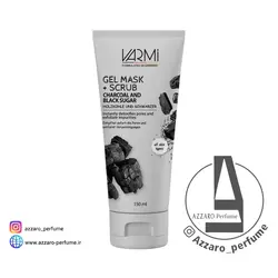 ماسک و اسکراب زغال و شکر سیاه وارمی حجم 150 میل