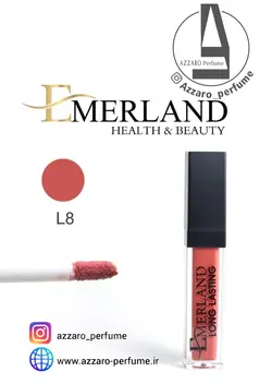 رژ لب مایع بادوام امرلند emerland شماره L8