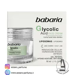کرم ضد چروک و مرطوب کننده گلیسولیک اسید باباریا حجم 50 میل