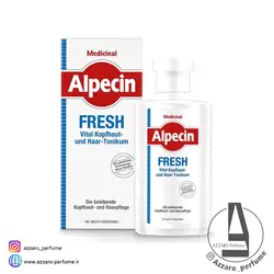 تونیک مراقبت مو و پوست سر چرب آلپسین Alpecin مدل Fresh حجم 200 میل