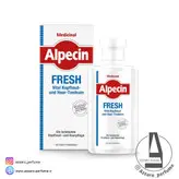 تونیک مراقبت مو و پوست سر چرب آلپسین Alpecin مدل Fresh حجم 200 میل